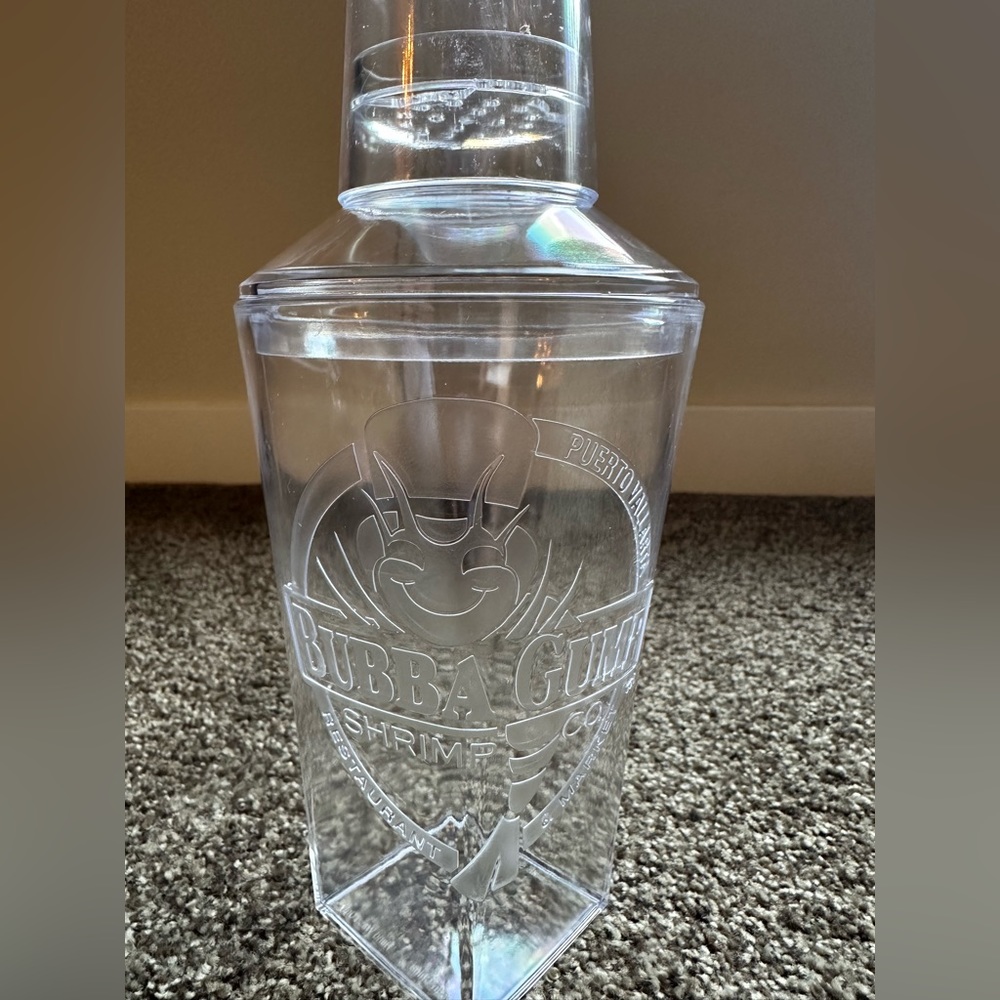 Bubba Gump Clear Plastic Shaker Bottle
